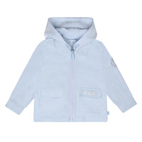 Mitch & Son BILLY Pale Blue Twill Hooded Shacket