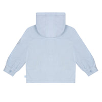Mitch & Son BILLY Pale Blue Twill Hooded Shacket