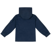 Mitch & Son BILLY Navy Blue Twill Hooded Shacket