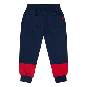 AW24 Mitch & Son BOBBY Navy Blue Logo Colour Block Tracksuit