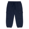Mitch & Son BRODY & BRADLEY Navy Blue & White Long Sleeve Top & Cargo Trouser Set