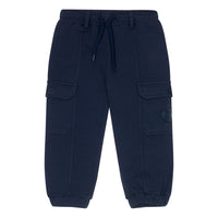 Mitch & Son BRODY & BRADLEY Navy Blue & White Long Sleeve Top & Cargo Trouser Set