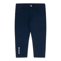 Mitch & Son BRODY & BYRON Navy Blue & White Long Sleeve Top & Twill Trouser Set