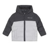 Mitch & Son Junior CALEB Stone Grey Cut N Sew Hooded Jacket