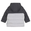 Mitch & Son Junior CALEB Stone Grey Cut N Sew Hooded Jacket