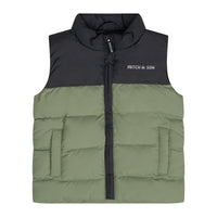 Mitch & Son Junior CAMERON Khaki Colour Block Gilet