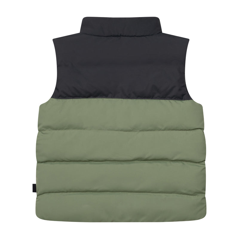 Mitch & Son Junior CAMERON Khaki Colour Block Gilet