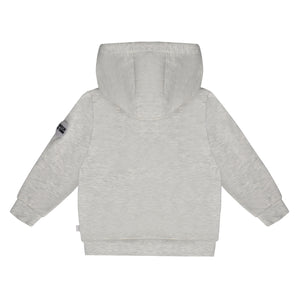 AW24 Mitch & Son Junior CHASE Light Grey Embossed Logo Hoody Tracksuit