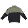 AW24 Mitch & Son Junior CALOS Khaki Half Zip Tape Detail Tracksuit