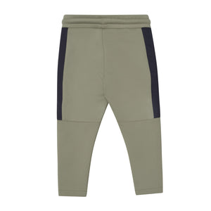 AW24 Mitch & Son Junior CALOS Khaki Half Zip Tape Detail Tracksuit