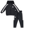 AW24 Mitch & Son Junior CALVIN & CHRISTOPHER Dark & Stone Grey Three Piece Zipper Hoody Tracksuit