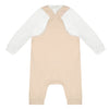 Mitch & Son Mini DREW Beige Dungaree Set