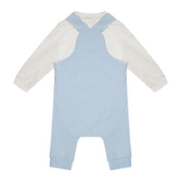 Mitch & Son Mini DREW Pale Blue Dungaree Set