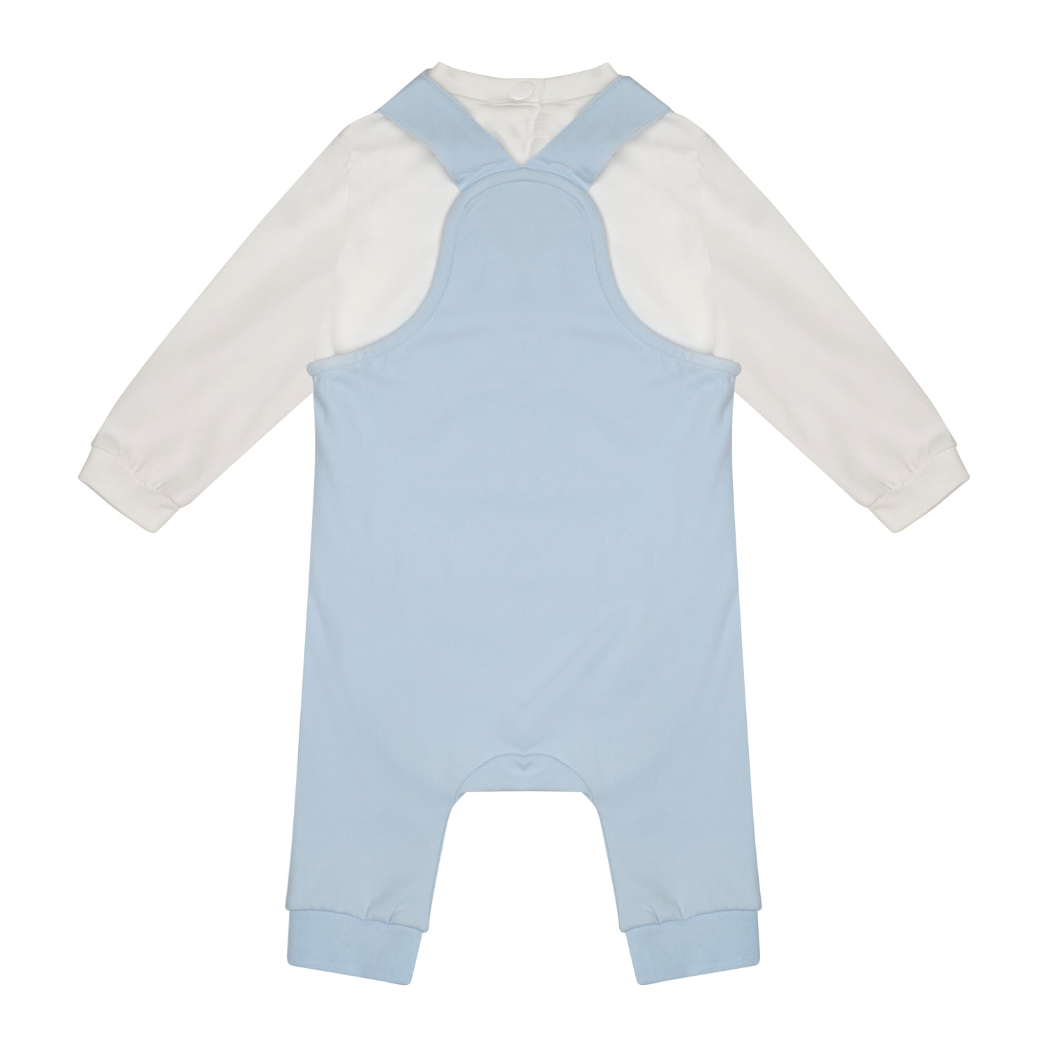 Mitch & Son Mini DREW Pale Blue Dungaree Set