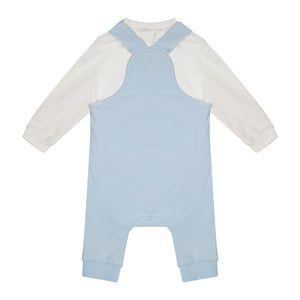 AW24 Mitch & Son Mini DREW Pale Blue Dungaree Set