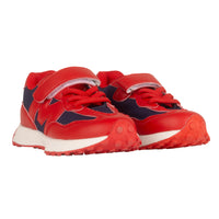 Mitch & Son 514 Red Navy & White Trainers