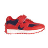 Mitch & Son 514 Red Navy & White Trainers