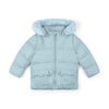 PREORDER AW25 Mitch & Son JACK Blue Faux Fur Trim Coat