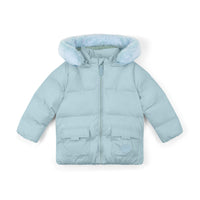 PREORDER AW25 Mitch & Son JACK Blue Faux Fur Trim Coat