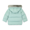 AW25 Mitch & Son JACK Green Faux Fur Trim Coat