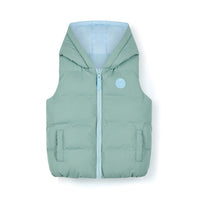 PREORDER AW25 Mitch & Son JAMES Blue & Green Reversible Gilet