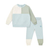 AW25 Mitch & Son JOHN Blue White & Green Colour Block Tracksuit