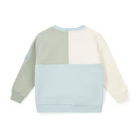 AW25 Mitch & Son JOHN Blue White & Green Colour Block Tracksuit
