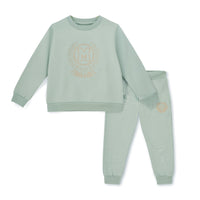 AW25 Mitch & Son JAXON Green Logo Crest Tracksuit