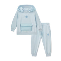 AW25 Mitch & Son JULIAN Blue Nylon Pocket Hoody Tracksuit
