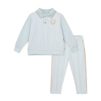 AW25 Mitch & Son JORDAN Blue Polo & Trousers Set