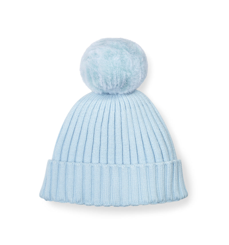 AW25 Mitch & Son JIMMY Blue Pom Pom Knitted Hat