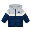PREORDER AW25 Mitch & Son LEVI Navy Blue White & Grey Coat