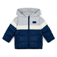 PREORDER AW25 Mitch & Son LEVI Navy Blue White & Grey Coat