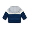 PREORDER AW25 Mitch & Son LEVI Navy Blue White & Grey Coat