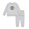 AW25 Mitch & Son KING Grey & Yellow Baseball League Logo Tracksuit
