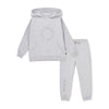 AW25 Mitch & Son JNR LENNON Grey Circle Logo Hoody Tracksuit
