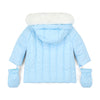 AW25 Mitch & Son Mini MIKEY Blue Coat With Mittens
