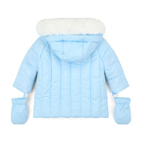 AW25 Mitch & Son Mini MIKEY Blue Coat With Mittens