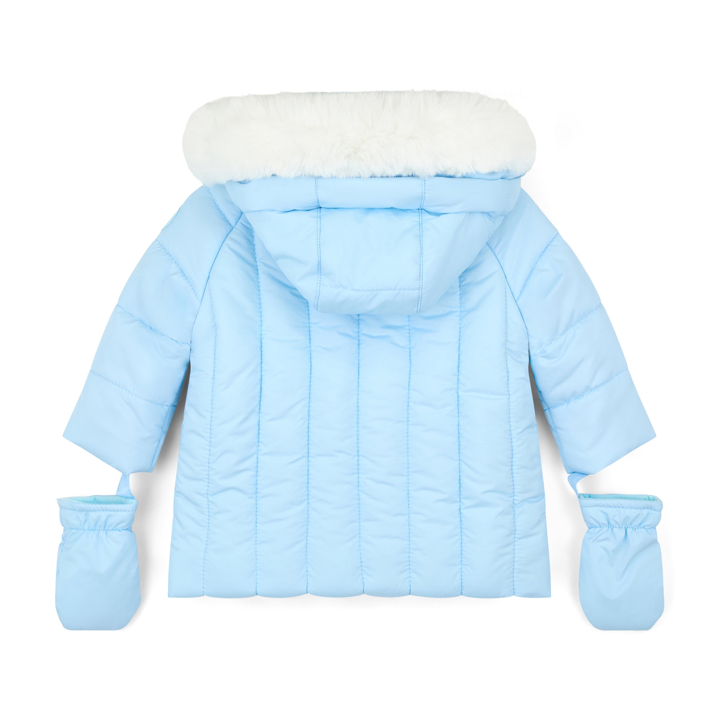 AW25 Mitch & Son Mini MIKEY Blue Coat With Mittens