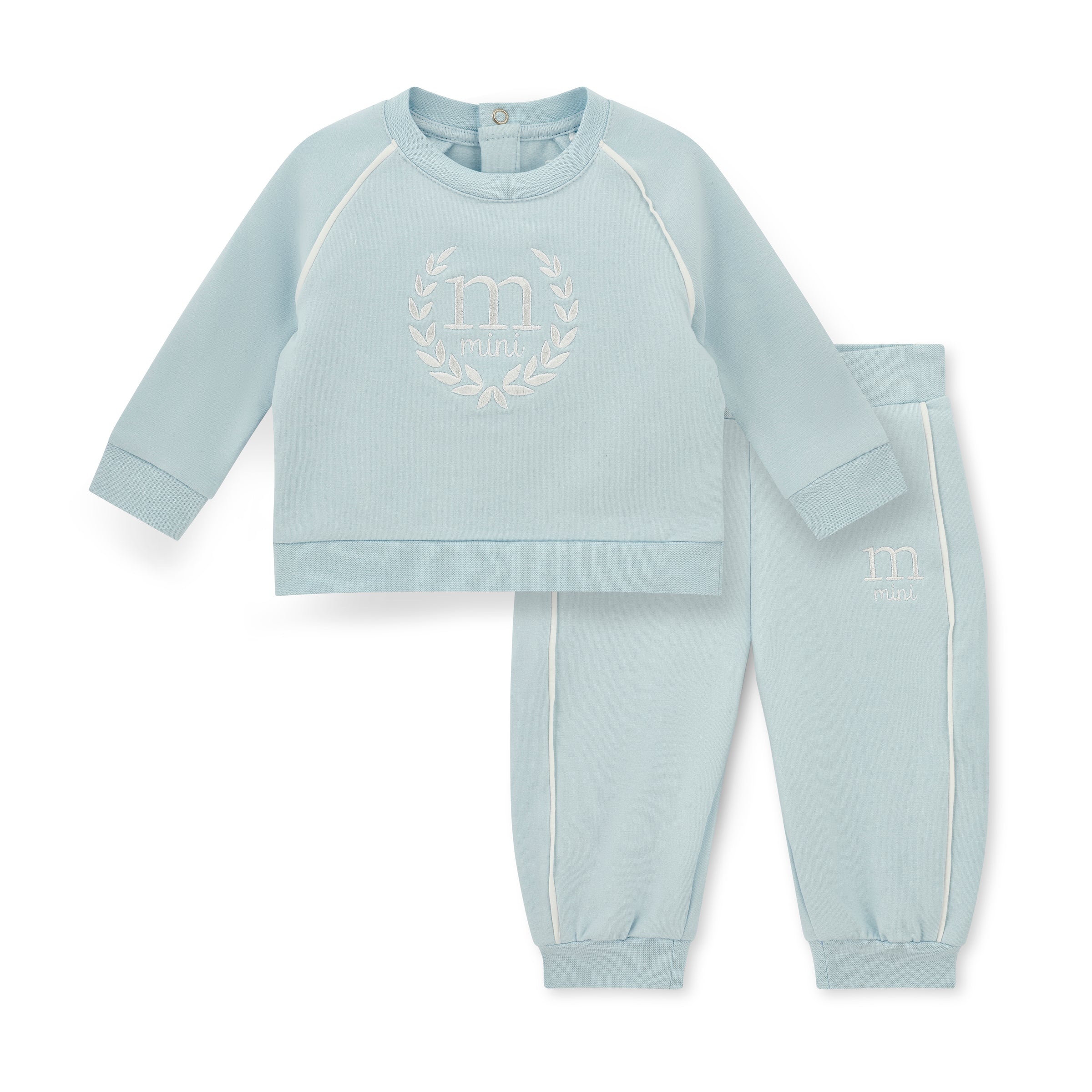 AW25 Mitch & Son Mini MATTHEW Blue & White Crest Logo Tracksuit