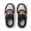 AW25 Mitch & Son JUMP LOW Black White & Beige Trainers