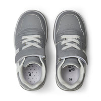 AW25 Mitch & Son JUMP LOW Grey & White Trainers