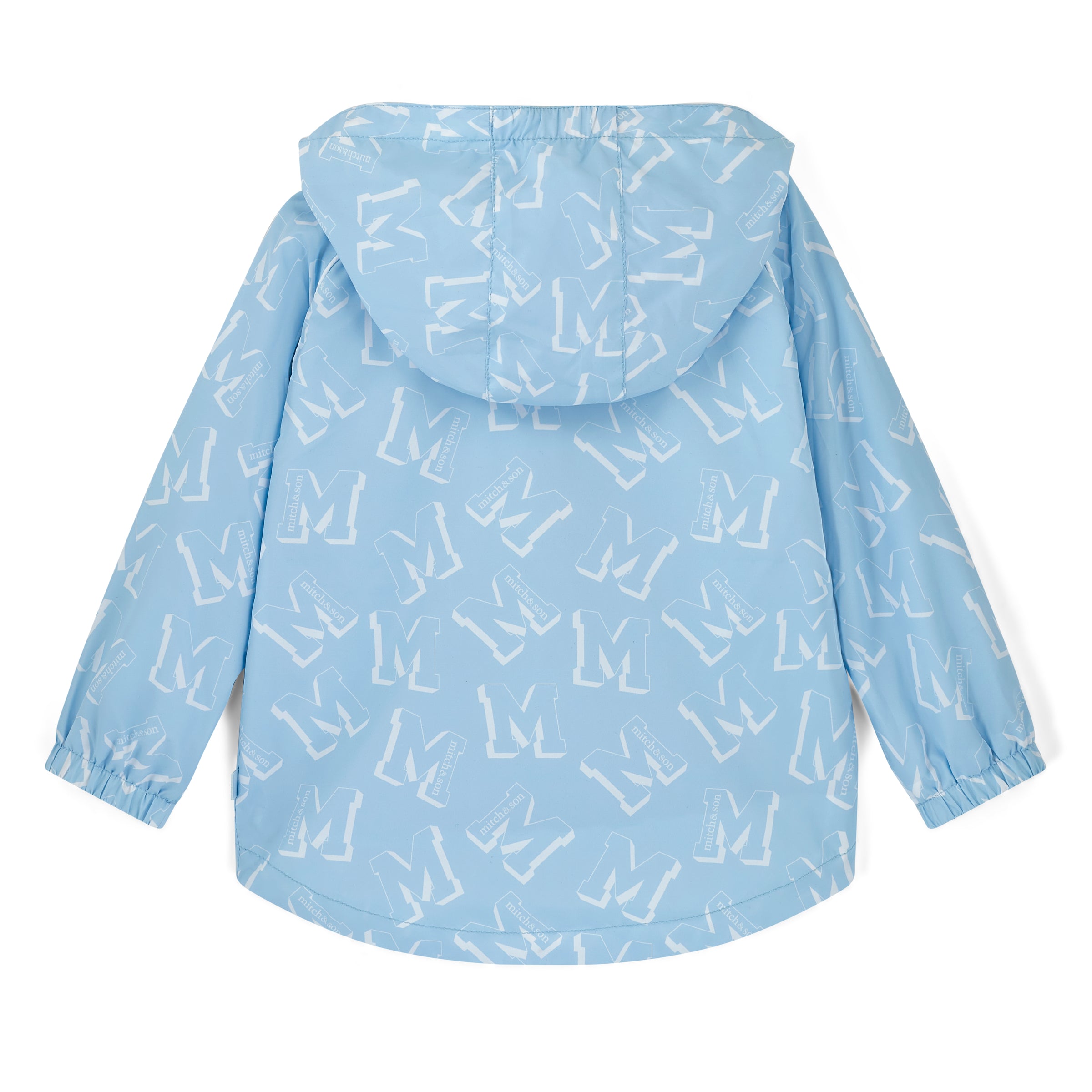 PREORDER SS26 Mitch & Son OSCAR Blue & White Logo Hooded Jacket