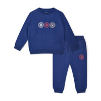 PREORDER SS26 Mitch & Son PAOLO Navy Blue Logo Tracksuit