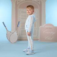 Mitch & Son Boys SCOTT Blue Hoody Tracksuit