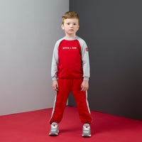 Mitch & Son Boys TYSON Red Piping Tracksuit