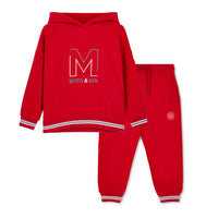 Mitch & Son Boys TATE Red Hoody Tracksuit