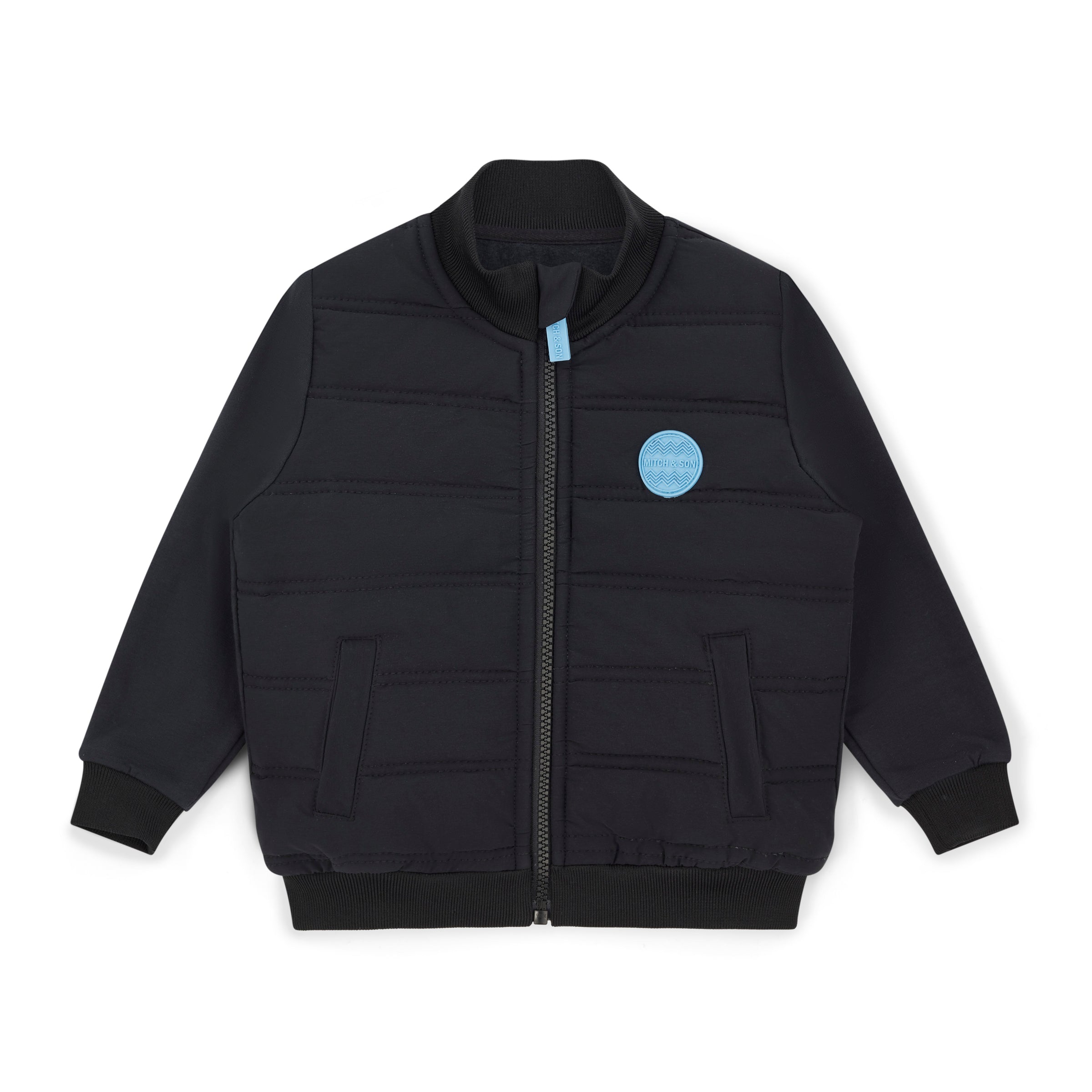 Mitch & Son Boys WINSTON Black Padded Nylon Jacket