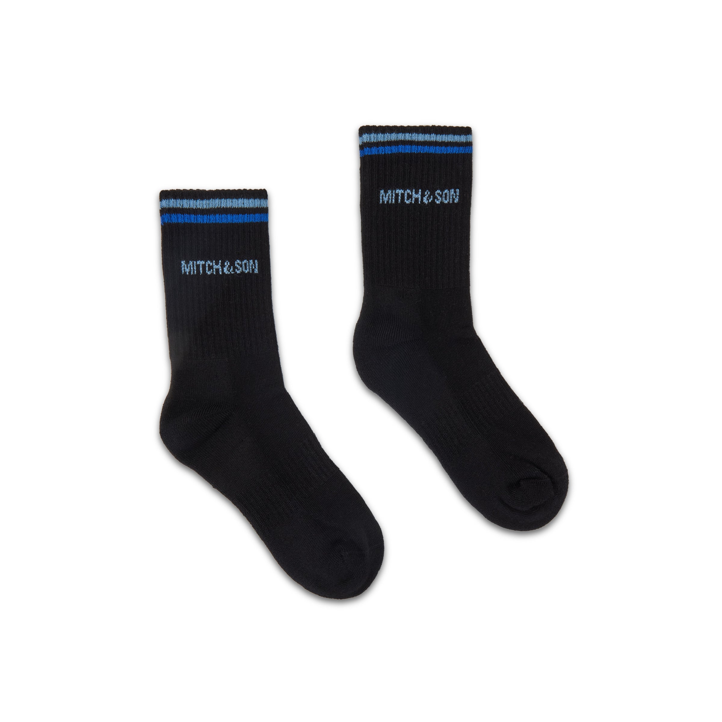 Mitch & Son Boys WILLIAM Black Sport Socks