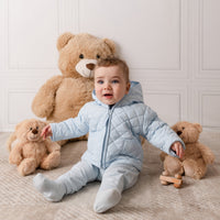 Mitch & Son Boys ZAIN Blue Quilted Coat